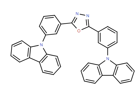 2,5-二(3,3'-二咔唑基苯基)-1,3,4-噁二唑,2,5-bis(3-(9H-carbazol-9-yl)phenyl)-1,3,4-oxadiazole