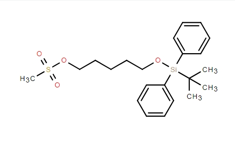 1-Pentanol, 5-[[(1,1-dimethylethyl)diphenylsilyl]oxy]-, 1-methanesulfonate,1-Pentanol, 5-[[(1,1-dimethylethyl)diphenylsilyl]oxy]-, 1-methanesulfonate