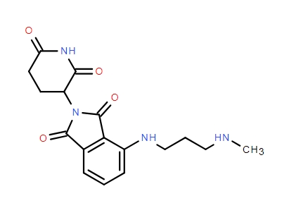 2-(2,6-Dioxo-3-piperidinyl)-4-[[3-(methylamino)propyl]amino]-1H-isoindole-1,3(2H)-dione,2-(2,6-Dioxo-3-piperidinyl)-4-[[3-(methylamino)propyl]amino]-1H-isoindole-1,3(2H)-dione