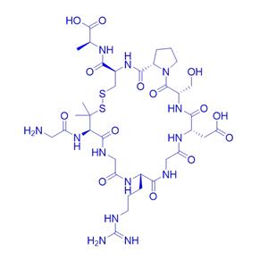 126716-28-7H-Gly-Pen-Gly-Arg-Gly-Asp-Ser-Pro-Cys-Ala-OH (Disulfide bond between Pen2 and Cys9)/多肽G-Pen-GRGDSPCA 