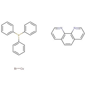 25753-84-8；(1,10-邻菲罗啉)(三苯基膦)溴化铜(I)；Bromo(1,10-phenanthroline)(triphenylphosphine)copper(I)