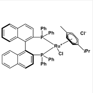 130004-33-0；氯代[(S)-(-)-2,2'-二(二苯基膦)-1,1'-联萘](P-伞花素)氯化钌(II)；(S)-RuCl[(p-cymene(BINAP)]Cl