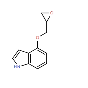 4-(环氧乙基甲氧基)吲哚,4-(oxiranylmethoxy)-1H-indole