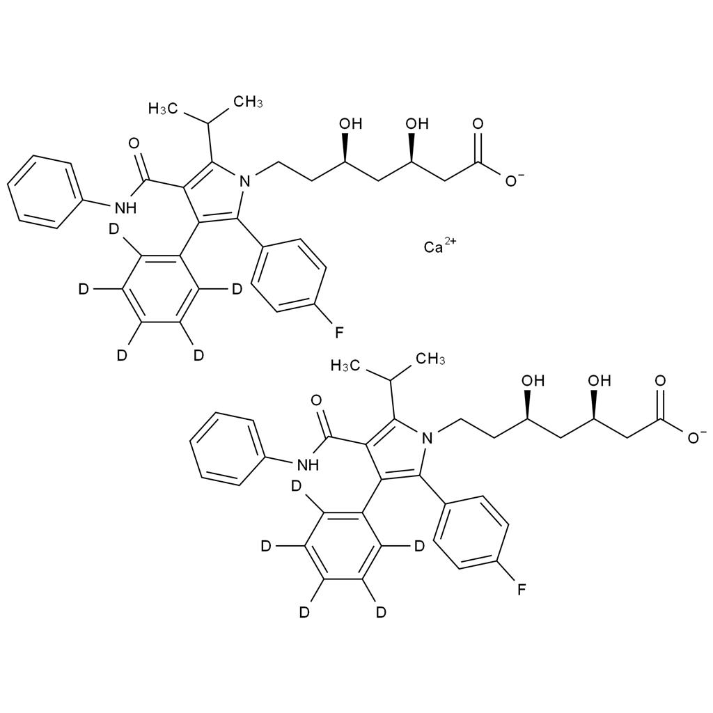 阿托伐他汀-d5鈣鹽,Atorvastatin-d5 Calcium Salt