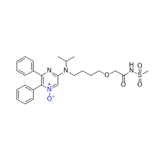 司來帕格雜質(zhì)01,5-(isopropyl(4-(2-(methylsulfonamido)-2-oxoethoxy)butyl)amino)-2,3-diphenylpyrazine 1-oxide