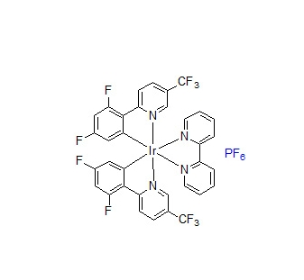 二[2-(2,4-二氟苯基)-5-三氟甲基吡啶][2-2'-聯(lián)吡啶]銥二(六氟磷酸)鹽,Ir[dF(CF3)2ppy]2(bpy)]PF6