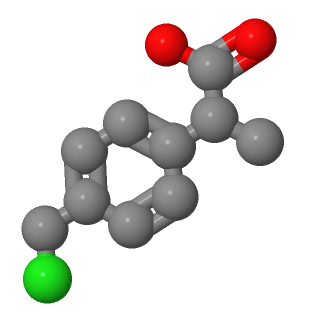 2-(4'-氯甲基苯基)丙酸,2-(4-Chloromethylphenyl)propionic acid