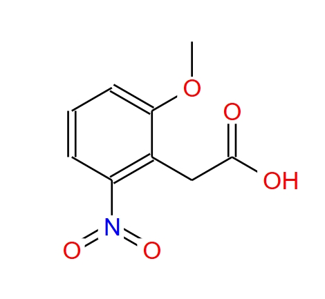 2-甲氧基-6-硝基苯乙酸,2-Methoxy-6-nitrophenylacetic acid