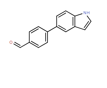 4-(1H-Indol-5-yl)benzaldehyde,4-(1H-Indol-5-yl)benzaldehyde