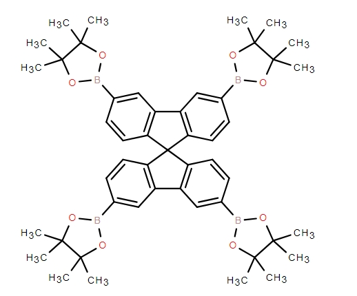 1,3,2-Dioxaborolane, 2,2',2'',2'''-(9,9'-spirobi[9H-fluorene]-3,3',6,6'-tetrayl)tetrakis[4,4,5,5-tetramethyl-,1,3,2-Dioxaborolane, 2,2',2'',2'''-(9,9'-spirobi[9H-fluorene]-3,3',6,6'-tetrayl)tetrakis[4,4,5,5-tetramethyl-