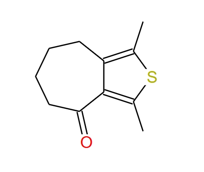 1,3-二甲基-5,6,7,8-四氫-4H-環(huán)庚三烯并[C]噻吩-4-酮,1,3-dimethyl-5,6,7,8-tetrahydro-4H-cyclohepta[c]thiophen-4-one