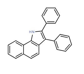 1H-Benz[g]indole, 2,3-diphenyl-,1H-Benz[g]indole, 2,3-diphenyl-