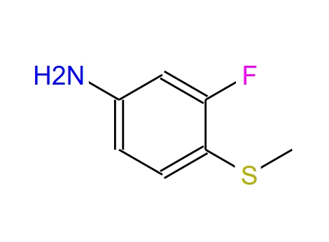 3-氟-4-甲硫基苯胺,3-fluoro-4-(methylsulfanyl)aniline