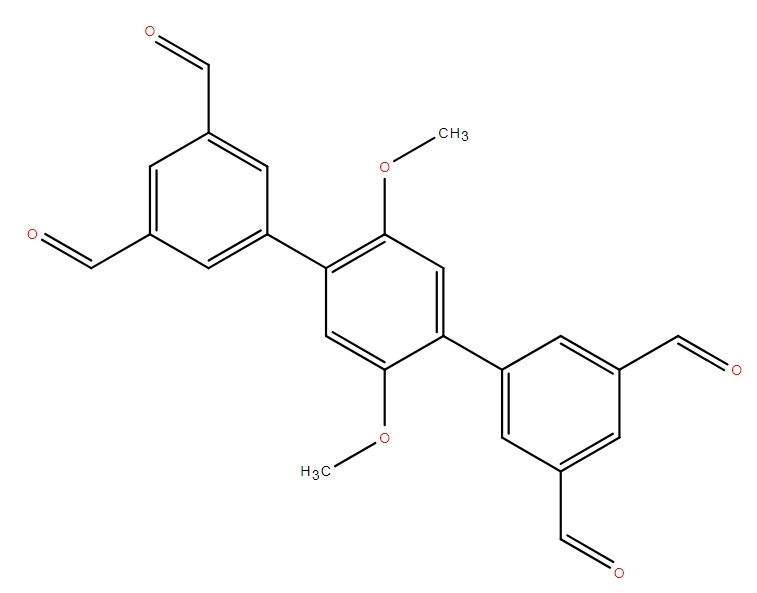 2',5'-二甲氧基-[1,1':4',1''-三联苯]-3,3'',5,5''-四甲醛,2',5'-Dimethoxy-[1,1':4',1''-terphenyl]-3,3'',5,5''-tetracarbaldehyde