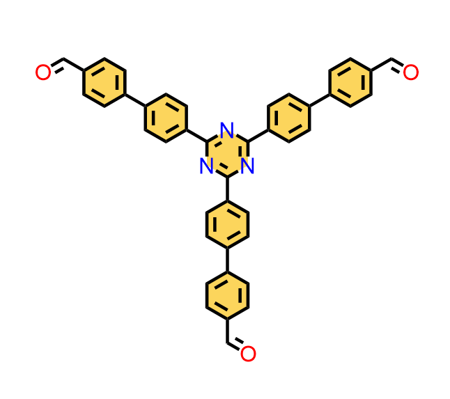 2,4,6-三-(4-甲酰基-联苯-4-基)-1,3,5-三嗪,4',4''',4'''''-(1,3,5-triazine-2,4,6-triyl)tris(([1,1'-biphenyl]-4-carbaldehyde))