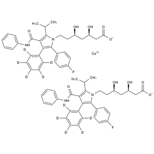 阿托伐他汀-d5鈣鹽,Atorvastatin-d5 Calcium Salt