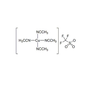 58452-28-1；四乙氰铜(I)三氟甲磺酸盐（固体）；Tetrakis(acetonitrile)copper(I)Trifluoromethanesulfonate