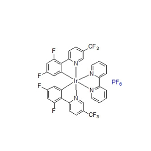 1092775-62-6；二[2-(2,4-二氟苯基)-5-三氟甲基吡啶][2-2'-联吡啶]铱二(六氟磷酸)盐