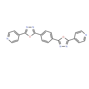 1,4-双(5-(吡啶-4-基)-1,3,4-恶二唑-2-基)苯,1,4-Bis(5-(pyridin-4-yl)-1,3,4-oxadiazol-2-yl)benzene