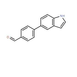 4-(1H-Indol-5-yl)benzaldehyde,4-(1H-Indol-5-yl)benzaldehyde