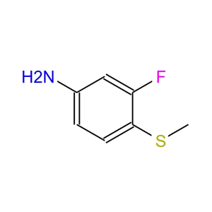 3-氟-4-甲硫基苯胺,3-fluoro-4-(methylsulfanyl)aniline