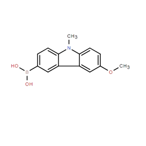 (6-Methoxy-9-methyl-9H-carbazol-3-yl)-boronic acid