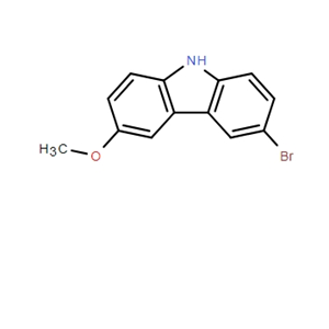 9H-Carbazole, 3-bromo-6-methoxy-,9H-Carbazole, 3-bromo-6-methoxy-