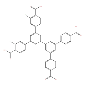 5'-(4-羧基-3-氟苯基)-5''-(4-羧基苯基)-3-氟-[1,1':3',1'':3'',1'''-四聯(lián)苯]-4,4'''-二羧酸