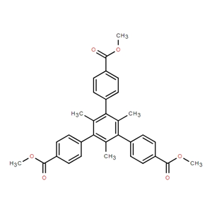 Dimethyl 5'-(4-(methoxycarbonyl)phenyl)-2',4',6'-trimethyl-[1,1':3',1''-terphenyl]-4,4''-dicarboxylate