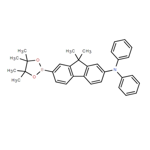 9H-Fluoren-2-amine, 9,9-dimethyl-N,N-diphenyl-7-(4,4,5,5-tetramethyl-1,3,2-dioxaborolan-2-yl)-