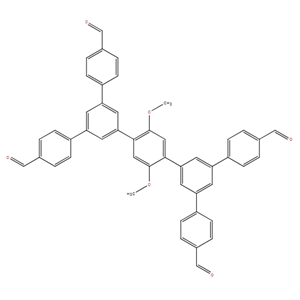 5',5'''-雙(4-甲?；交?-2'',5''-二甲氧基-[1,1':3',1'':4'',1''':3''',1''''-五聯(lián)苯]-4,4''''-二甲醛