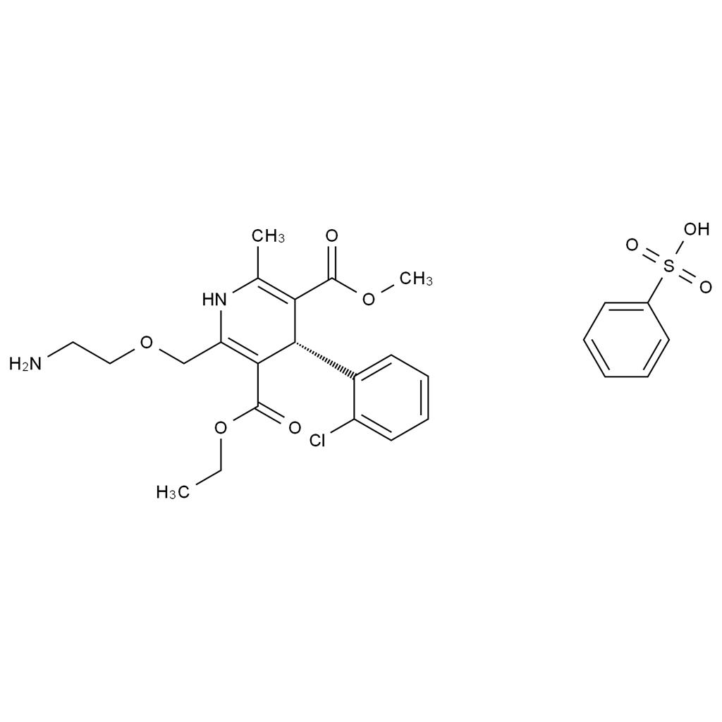 S-苯磺酸氨氯地平,S(-)Amlodipine Besylate