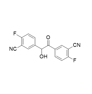 奧拉帕利雜質(zhì)31,5,5'-(1-hydroxy-2-oxoethane-1,2-diyl)bis(2-fluorobenzonitrile)