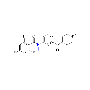 拉米地坦雜質(zhì)03,2,4,6-trifluoro-N-methyl-N-(6-(1-methylpiperidine-4-carbonyl)pyridin-2-yl)benzamide