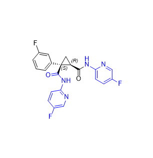 萊博雷生雜質(zhì)02,(1S,2R)-1-(3-fluorophenyl)-N1,N2-bis(5-fluoropyridin-2-yl)cyclopropane-1,2-dicarboxamide