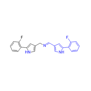 沃诺拉赞杂质63,(E)-1-(5-(2-fluorophenyl)-1H-pyrrol-3-yl)-N-((5-(2-fluorophenyl)-1H-pyrrol-3-yl)methyl)methanimine