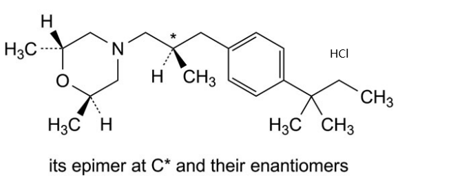 阿莫罗芬EP杂质E盐酸盐(反式-盐酸阿莫罗芬) (非对映异构体混合物),Amorolfine EP Impurity E HCl (trans-Amorolfine HCl) (Mixture of Diastereomers)