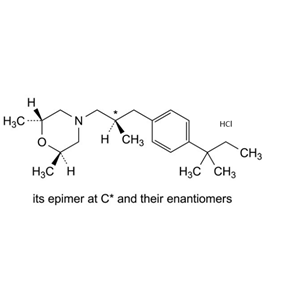 阿莫罗芬EP杂质E盐酸盐(反式-盐酸阿莫罗芬) (非对映异构体混合物),Amorolfine EP Impurity E HCl (trans-Amorolfine HCl) (Mixture of Diastereomers)