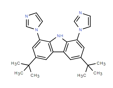 3,6-di-tert-butyl-1,8-di(1H-imidazol-1-yl)-9H-carbazole,3,6-di-tert-butyl-1,8-di(1H-imidazol-1-yl)-9H-carbazole