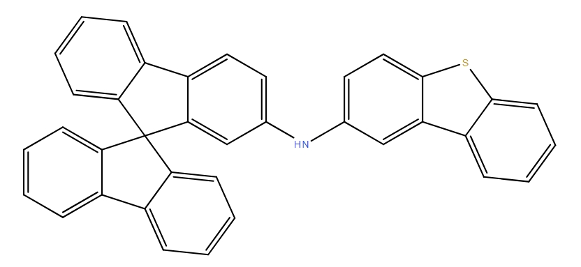 2-Dibenzothiophenamine, N-9,9′-spirobi[9H-fluoren]-2-yl-,2-Dibenzothiophenamine, N-9,9′-spirobi[9H-fluoren]-2-yl-