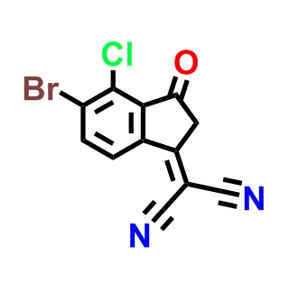 2-(5-溴-4-氯-2,3-二氢-3-氧代-1H-茚-1-亚基)丙二腈,2-(5-bromo-4-chloro-3-oxo-2,3-dihydro-1H-inden-1-ylidene)malononitrile