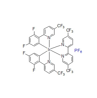 5,5'-雙(三氟甲基)-2,2'-聯(lián)吡啶-κN,κN]雙[3,5-二氟-2-[5-(三氟甲基)-2-吡啶基-κN]苯基]六氟磷酸銥,([Ir(dF(CF3ppy)2)(5,5'-CF3-bpy)]PF6