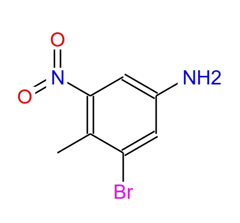 3-溴-4-甲基-5-硝基苯胺,3-Bromo-4-methyl-5-nitroaniline