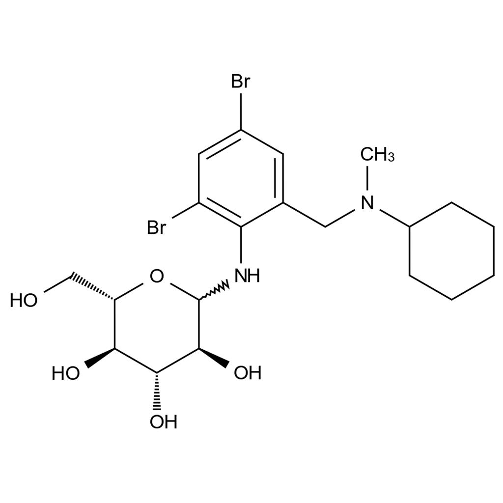 溴己新L-葡萄糖衍生物(非對(duì)映異構(gòu)體混合物),Bromhexine L-Glucose Derivative(Mixture of Diastereomers)