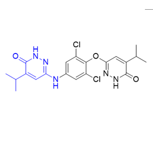 瑞司美替罗杂质03,6-(2,6-dichloro-4-((5-isopropyl-6-oxo-1,6-dihydropyridazin-3-yl)amino)phenoxy)-4-isopropylpyridazin-3(2H)-one