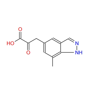 3-(7-甲基-1H-吲唑-5-基)-2-氧代丙酸,3-(7-methyl-1H-indazol-5-yl)-2-oxopropanoic acid