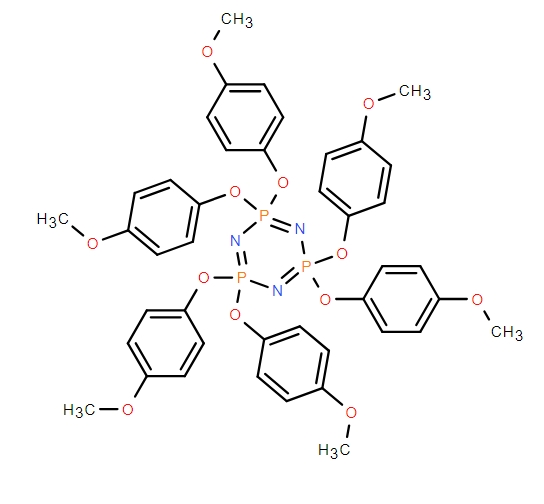 2l5,4l5,6l5-1,3,5,2,4,6-Triazatriphosphorine, 2,2,4,4,6,6-hexakis(4-methoxyphenoxy)-,2l5,4l5,6l5-1,3,5,2,4,6-Triazatriphosphorine, 2,2,4,4,6,6-hexakis(4-methoxyphenoxy)-