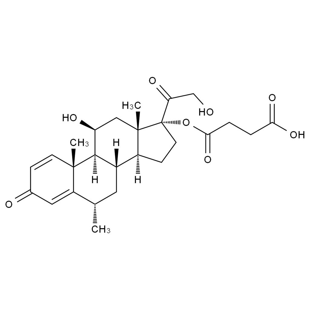 甲基潑尼松龍琥珀酸氫EP雜質(zhì)B,Methylprednisolone Hydrogen Succinate EP Impurity B