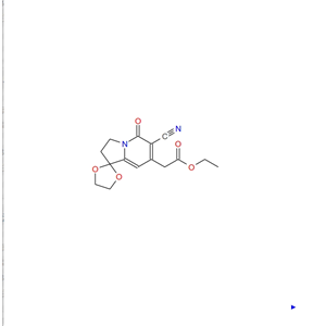 2-(6-氰基-5-氧代-2,3-二氫-5H-螺[吲哚嗪-1,2'-[1,3]二氧戊環(huán)] -7-基)乙酸乙酯