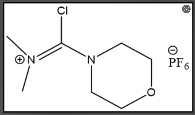 嗎啉,4-[氯(二甲基氨基)亞甲基]-六氟磷酸鹽(1-)(1:1),Morpholinium, 4-[chloro(dimethylamino)methylene]-, hexafluorophosphate(1-) (1:1)